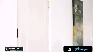 Girlsway my sex addict assistant misunderstood my signals after witnessing my lingerie