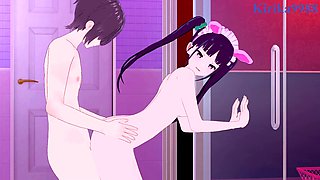 Yumechi and I go all out in a wild hotel romp - Akiba Maid War hentai