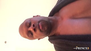Sexy Euro Blonde Babe Angel Emily Worships Prince's Bbc