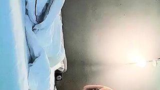 Cute amateur Asian web cam girl teases her great body