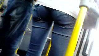 Perfect Ass on the Bus