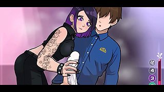 Wild hermaphrodite cartoon adventures with Loveskysan69real