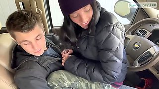 Mav & joey lee screw in the drivers seat, again- risky creampie