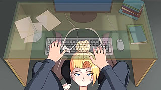 Kunoichi Trainer - Ninja Naruto Trainer - Part 110 - Secretary Blowjob Under Table by Loveskysanx
