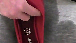 He Pee on My Ass in Leggings and Feet