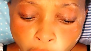 Beautiful Kenyan Ebony Maid Deepthroat