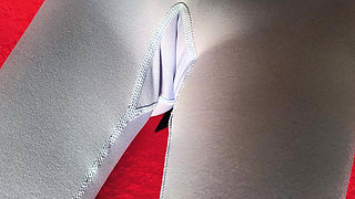 The Stepbrother Dared to Touch Her Virgin Pussy! Step Sister Has Such a Perfect Pussy and Follows Her Contour in Sexy Pantyhose