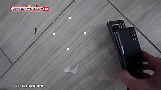 Spic juicy babe POV horny video