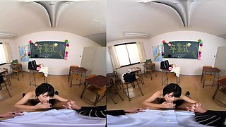 Asian japanese schoolgirl in lingerie mak