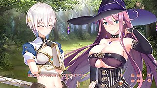 Hentai gameplay featuring big-titted anime action