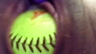 Softball Stuffed Pussy