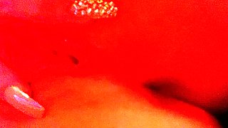 Pussy toying busty high heeled stunner solo pov masturbation