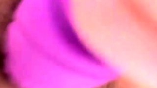 Hairy asian teen pussy finger teased in close up