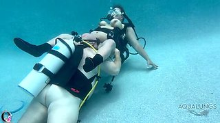 Big Tits Latina Teacher Fucks Student Underwater in Pool Sex
