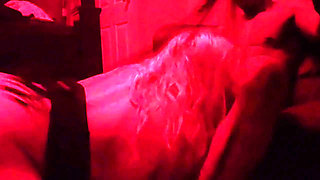 Sucking his cock while my machine fucks my pussy then he bends me over the chair and fucks my soaking wet pussy