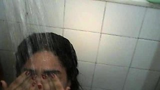 Hot POV homemade blowjob with brunette girlfriend