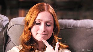 Slim Redhead Scarlet Skies Has Fun With Her Big-dicked Stepbro During Their Home Detention Punishment