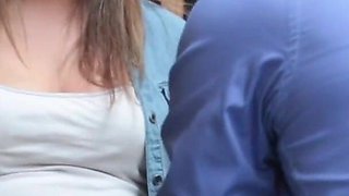 Chubby teen Brooke Bliss caught shoplifting and fucked very hard