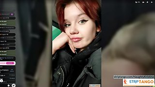 NaughtyKristina Lustful drama at stripTango