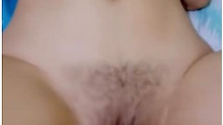 Creamy Hairy Pussy Getting Loaded With A Cum Inside - Hot 18yo Italian Girl Missionary Position