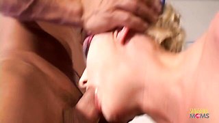 Geisha's kissing video by Shagging Moms