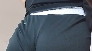 With My Neighbor in Rich Mini Shorts