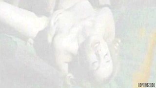 Vintage MILF hot outdoor sex