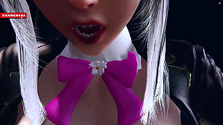 Queen Pixelated Beauty: 3D Girl with a Big Boob Spell - 3D Animation Hentai