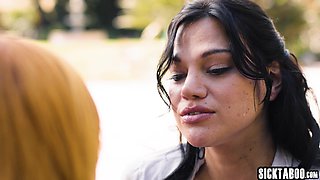 Dirty lesbian sex with naughty moms