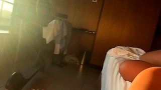 Hot brunette slut for extreme amateur pov blowjob