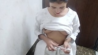 Tamil sex with small titty girlfriend from school