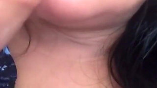 MILF in the Bathroom Masturbating with Her Dildo