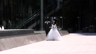 Pissing japanese bride