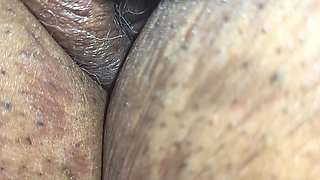 Showing My Black Old Pussy in the Car