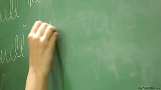 Samantha Rone and Dana Vespoli Try Anal at School