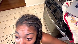Curly Hair Brunette Stripper Girl Get Fuck in Throat by Str8rich BBC After Club