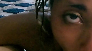 Super Tiny African 19yo Teen Gets Her First White Dick and Facial