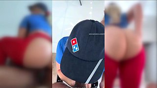 Thicc Blondie Rides BIG BLACK DICK (1080) Awv3 - Blond hair babe