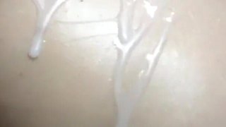 Horny Girl Super Wet, Cover in Sperm Having Fun with Fuckmachine!