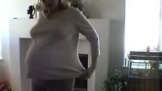 I filmed my hot pregnant wife