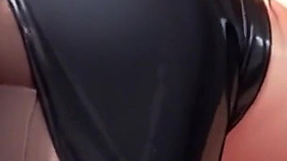 Latex Yoga Pants and Panties! Big Cameltoe Pussy Close up! Fetish! Anime Cartoon Ai