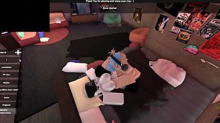 Hot Roblox babe gets wild with big dick guy in condo