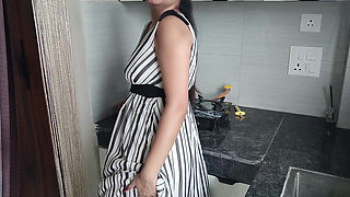 Sexy Indian Step Sister Hardcore Hot Sex with Her Step Brother in kitchen