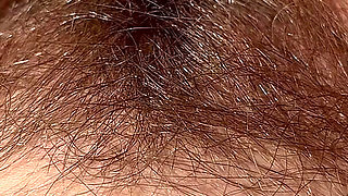 Trimming My Bush and Leg Hair Closeup