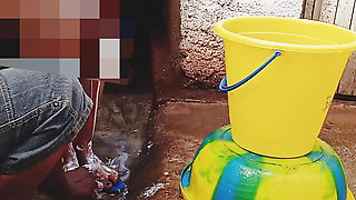 Bathing My Pregnant GF Outdoor, Dirty Environment Vibes