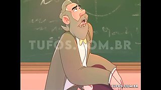 Hot College Girl Gives Ass in Porn Cartoon - Os Sacanas Filminho