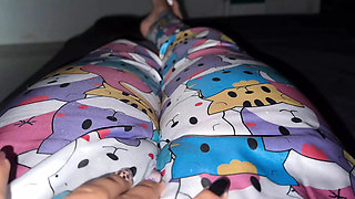 WEARING MY SILK PAJAMAS FOR THE FIRST TIME