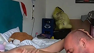 Pussy licking, having sex, toe sucking and cum swallow