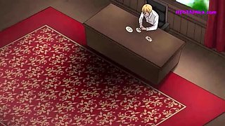 Busty Blonde Maid Takes Rough Anal Creampie to Keep Her Job - Hentai Cartoon Sex