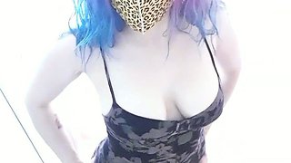 Cute teen anne solo anal masturbation